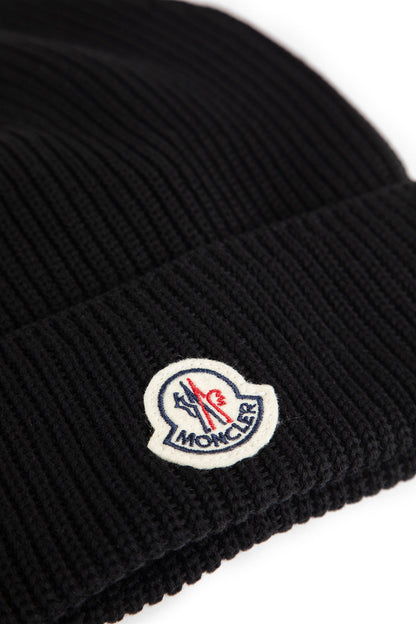 MONCLER MAN BLACK HATS