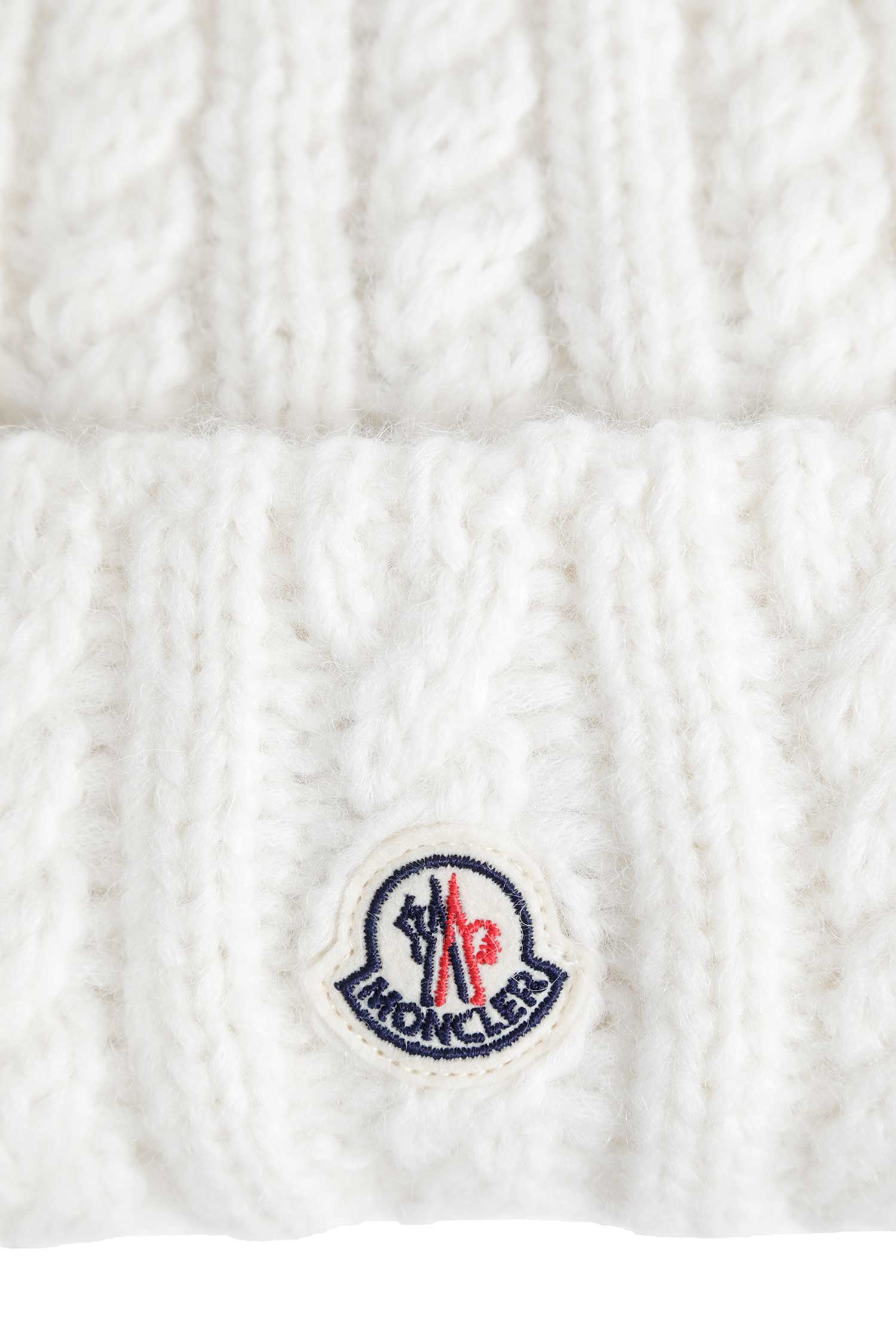 Cable Knit Wool Blend Beanie
