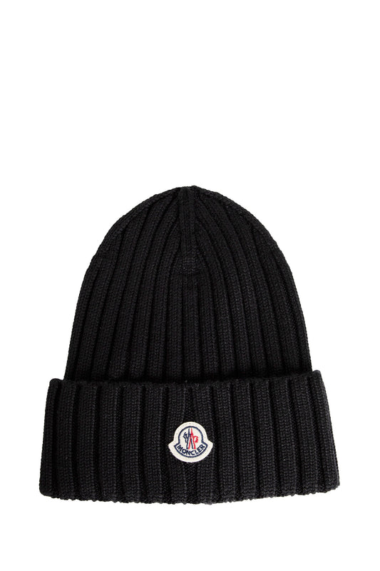 MONCLER WOMAN BLACK HATS