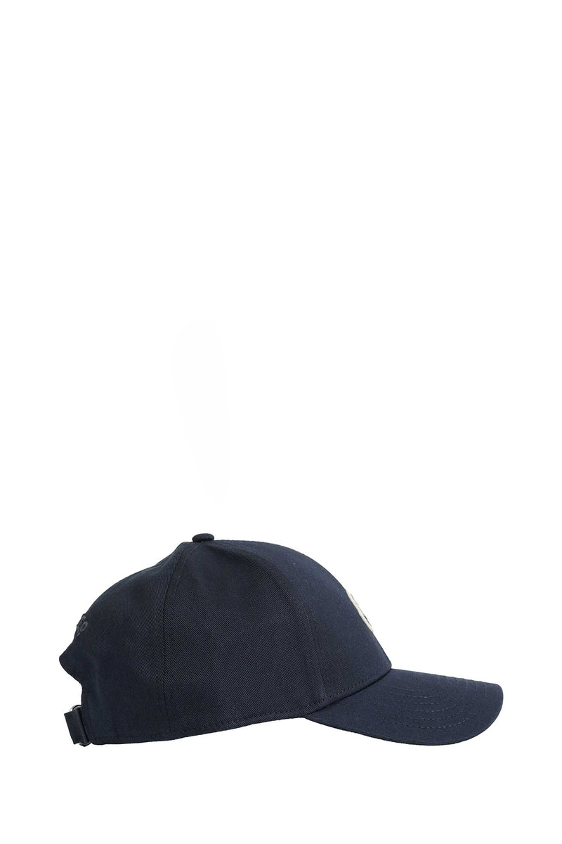 MONCLER Cotton Gabardine Baseball Cap man
