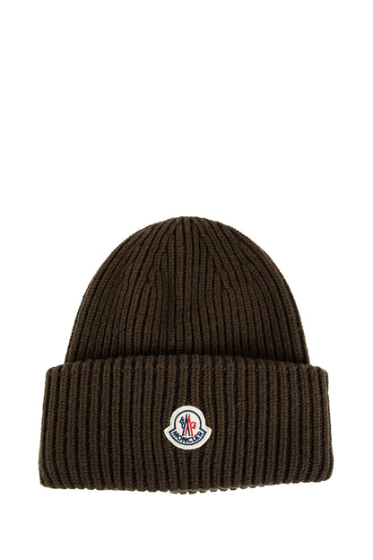 MONCLER MAN BROWN HATS