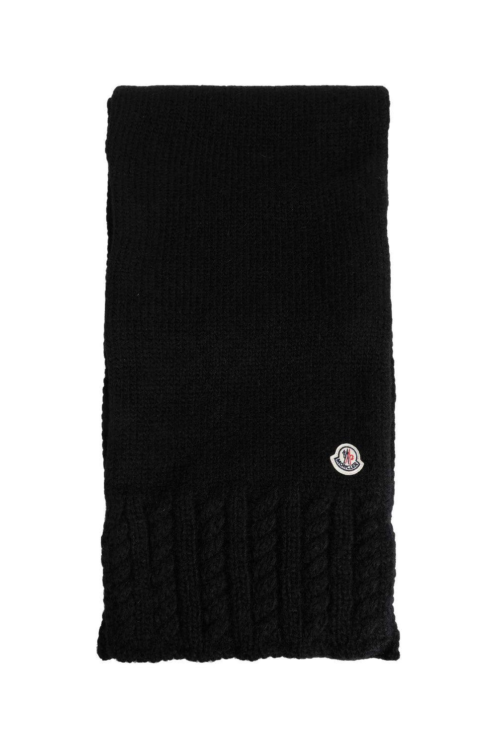 MONCLER Alpaca Blend Knit Scarf woman