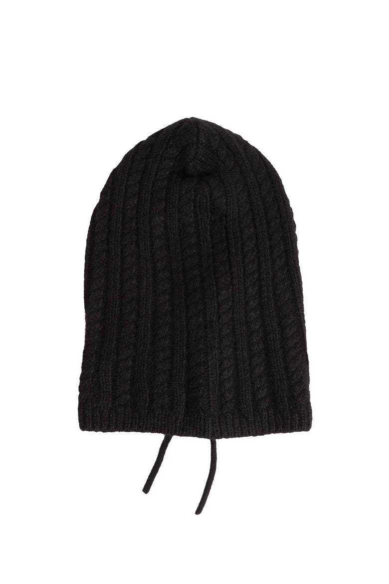 MONCLER Cable Knit Alpaca Blend Balaclava woman