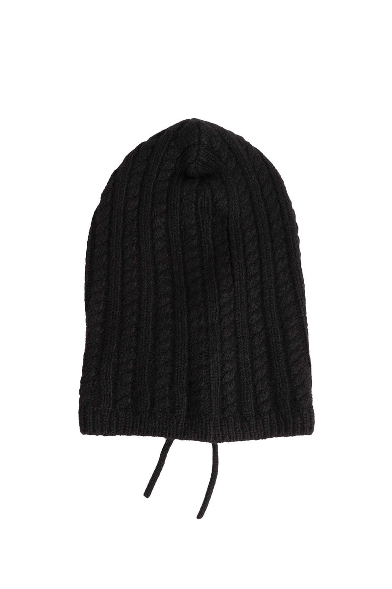 MONCLER Cable Knit Alpaca Blend Balaclava woman