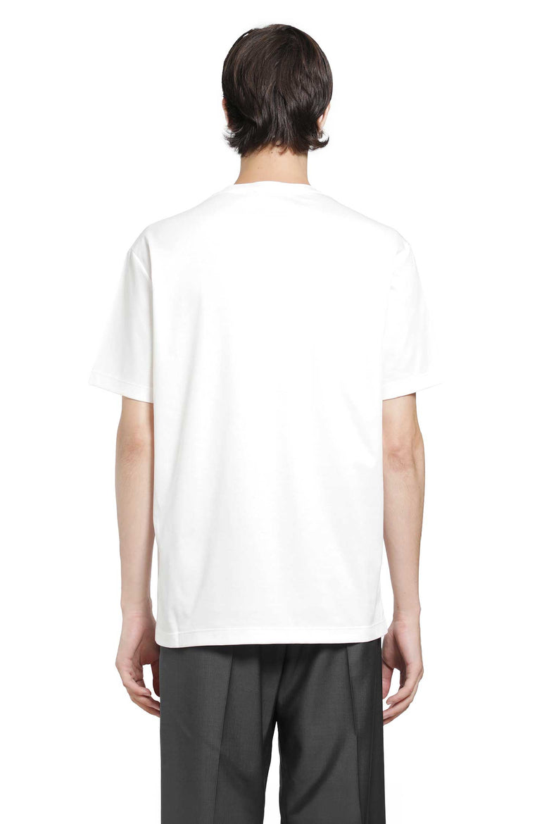 GIORGIO ARMANI Cotton Interlock Short Sleeve T-Shirt man