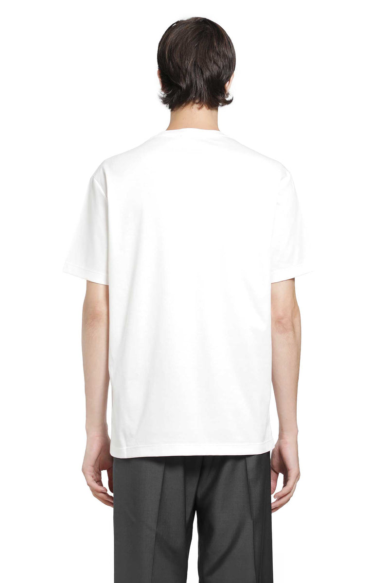GIORGIO ARMANI Cotton Interlock Short Sleeve T-Shirt man