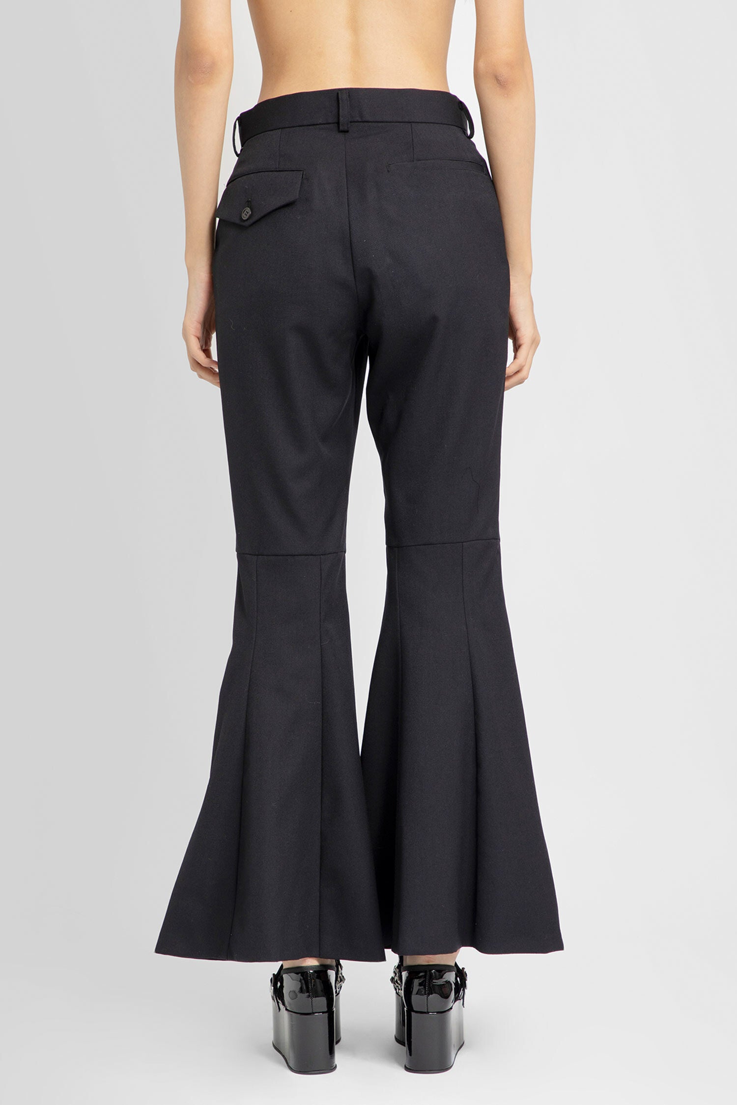 NOIR KEI NINOMIYA WOMAN BLACK TROUSERS