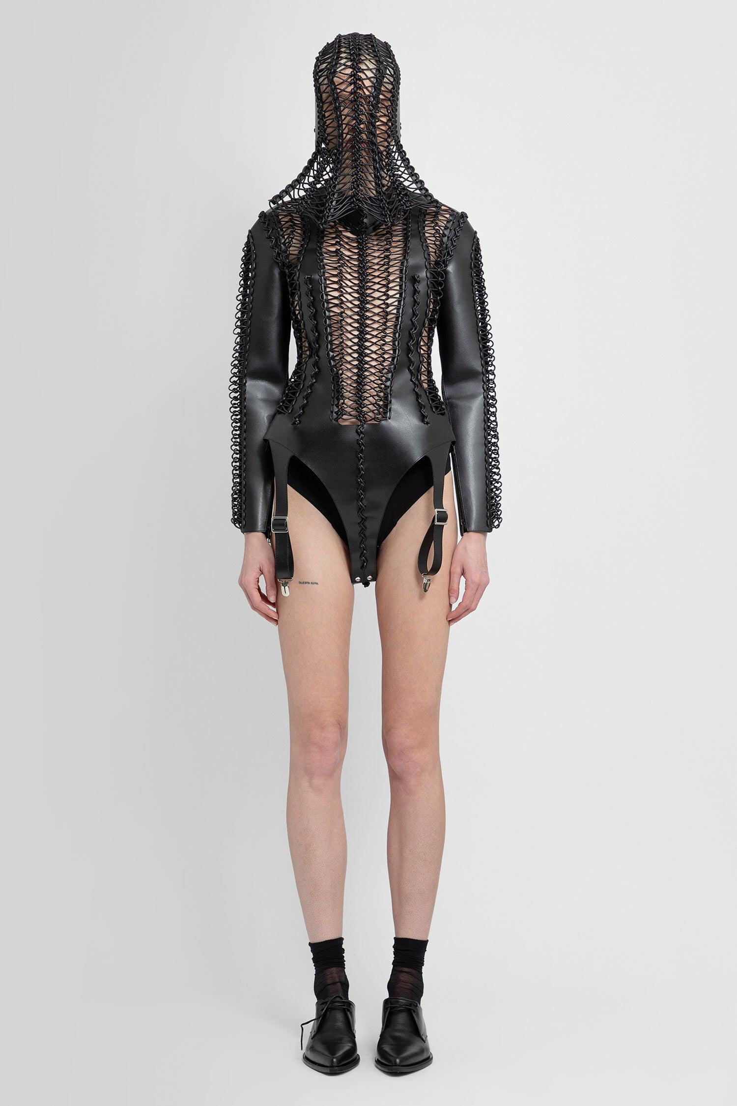 NOIR KEI NINOMIYA WOMAN BLACK BODYSUITS