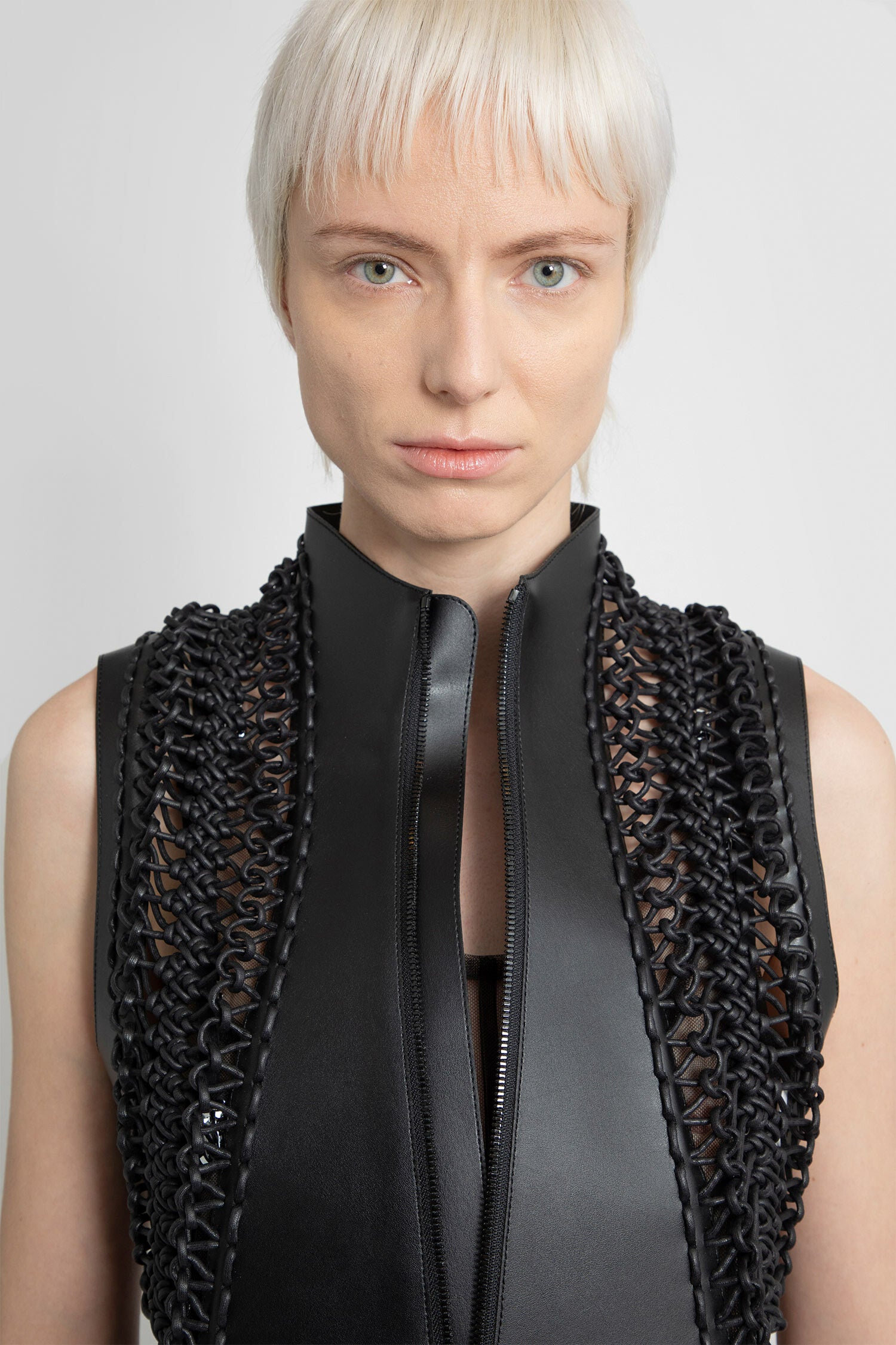 NOIR KEI NINOMIYA WOMAN BLACK WAISTCOATS