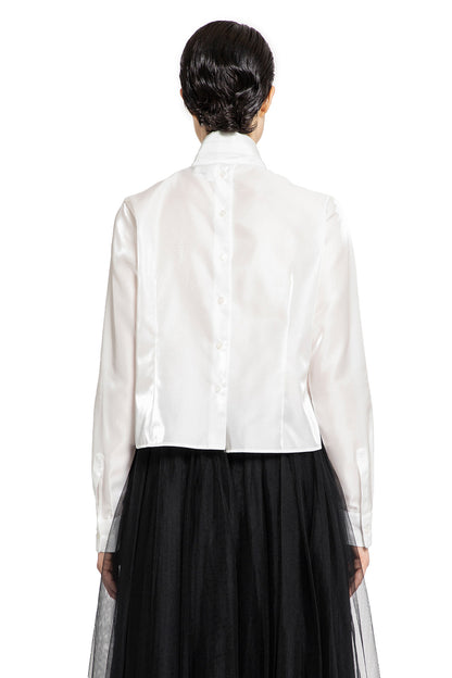 NOIR KEI NINOMIYA WOMAN WHITE SHIRTS