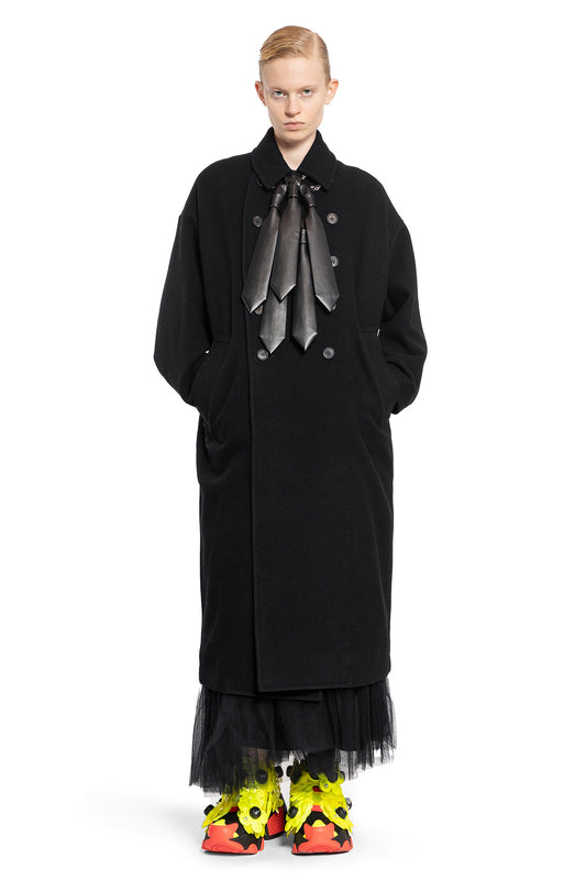 NOIR KEI NINOMIYA WOMAN BLACK COATS