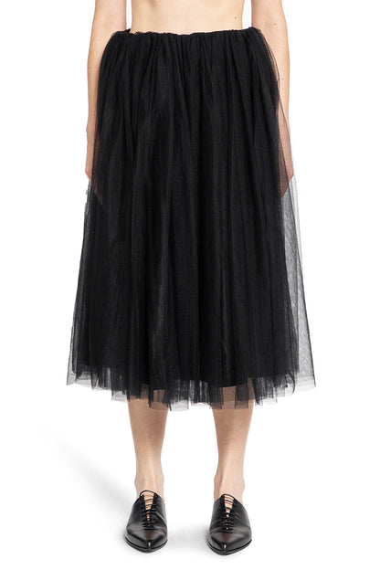 NOIR KEI NINOMIYA WOMAN BLACK SKIRTS