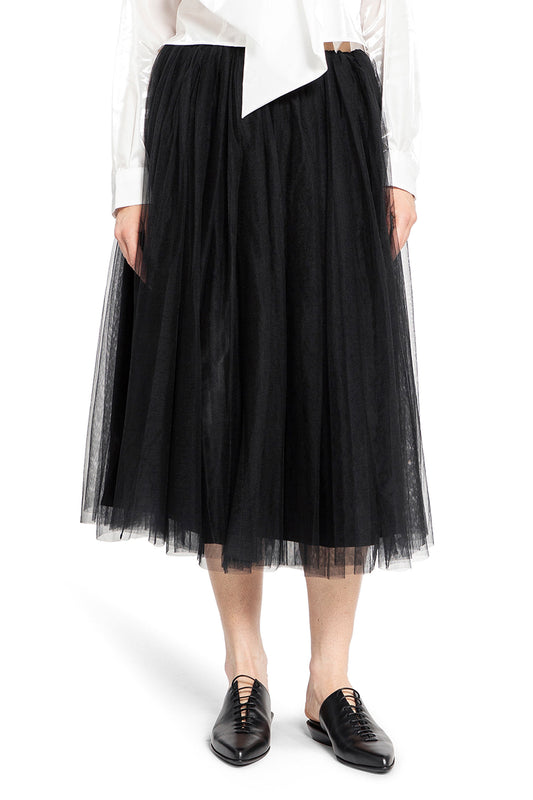 NOIR KEI NINOMIYA WOMAN BLACK SKIRTS