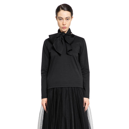 NOIR KEI NINOMIYA WOMAN BLACK TOPS