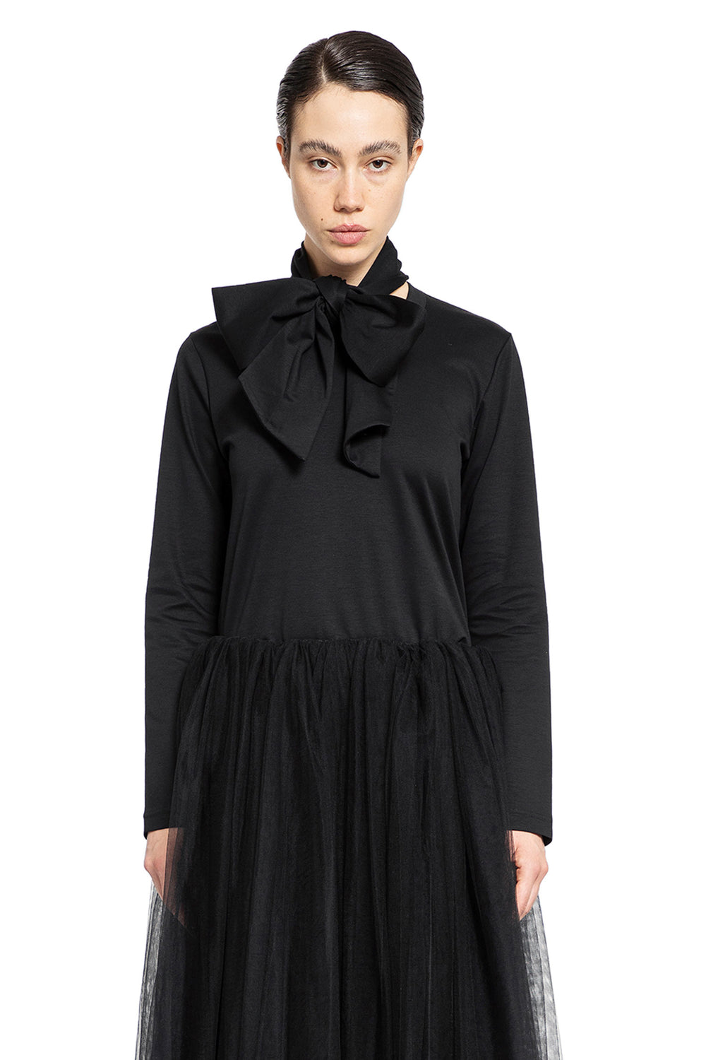 NOIR KEI NINOMIYA WOMAN BLACK TOPS