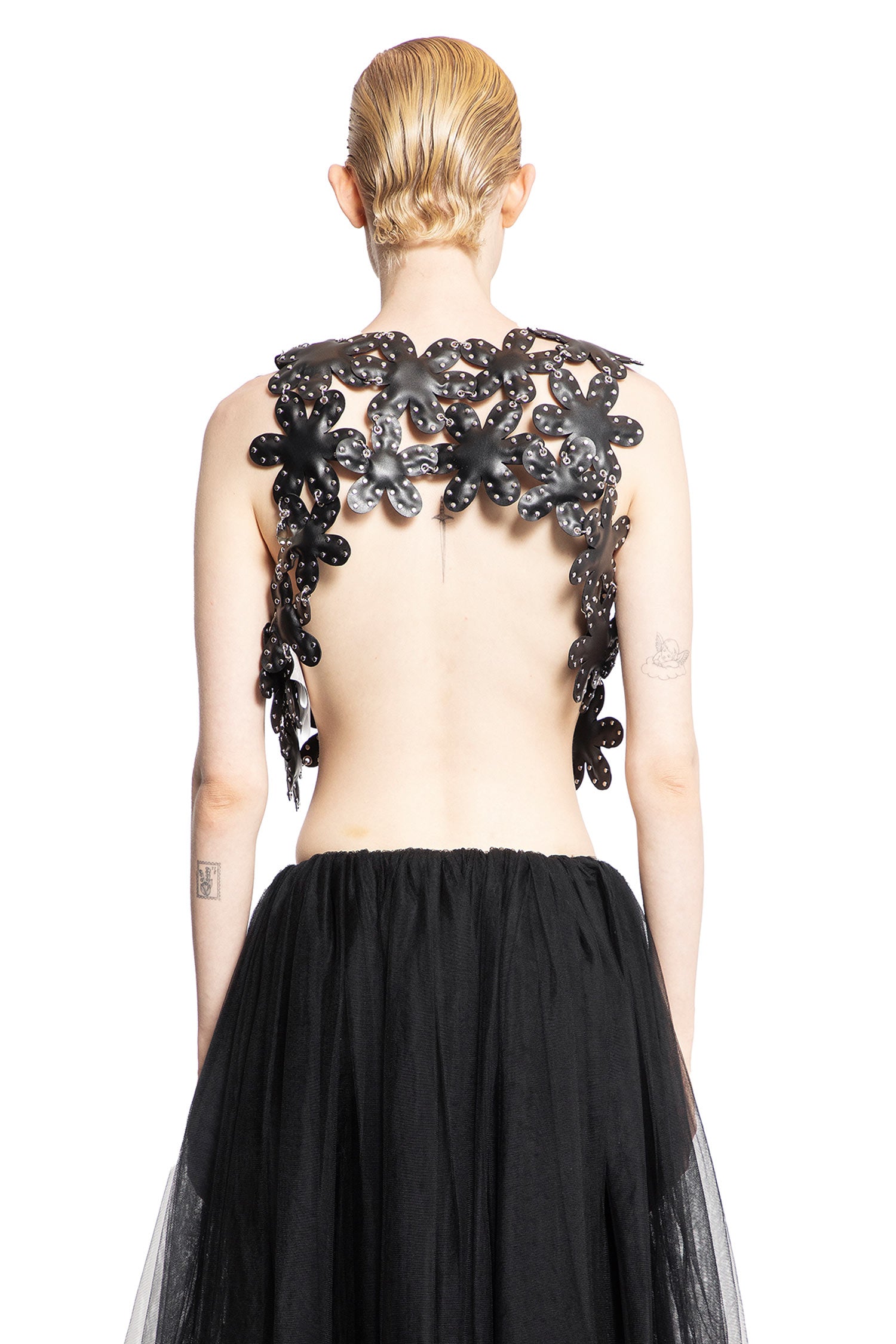 NOIR KEI NINOMIYA WOMAN BLACK TOPS