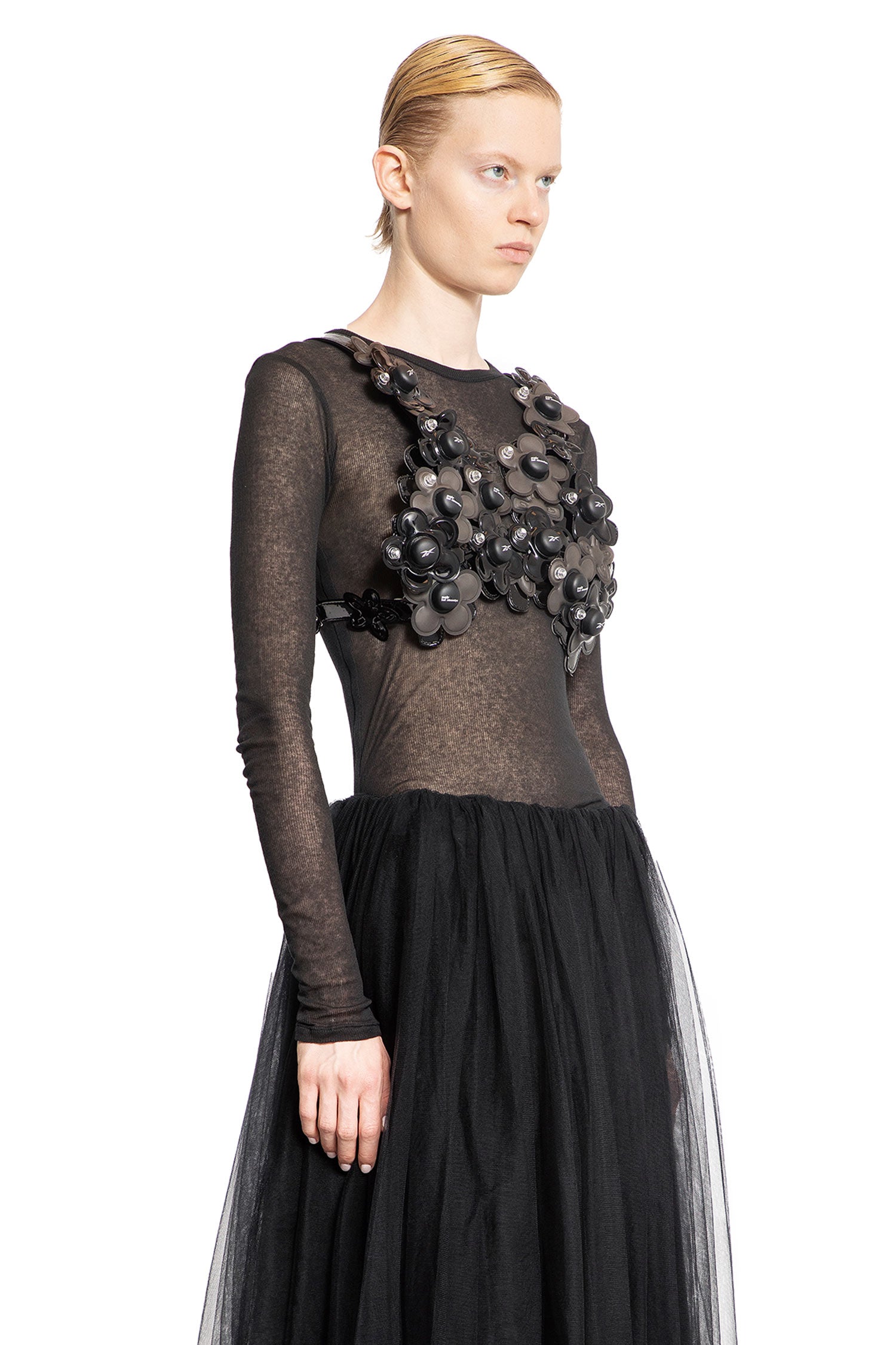 NOIR KEI NINOMIYA WOMAN BLACK TOPS