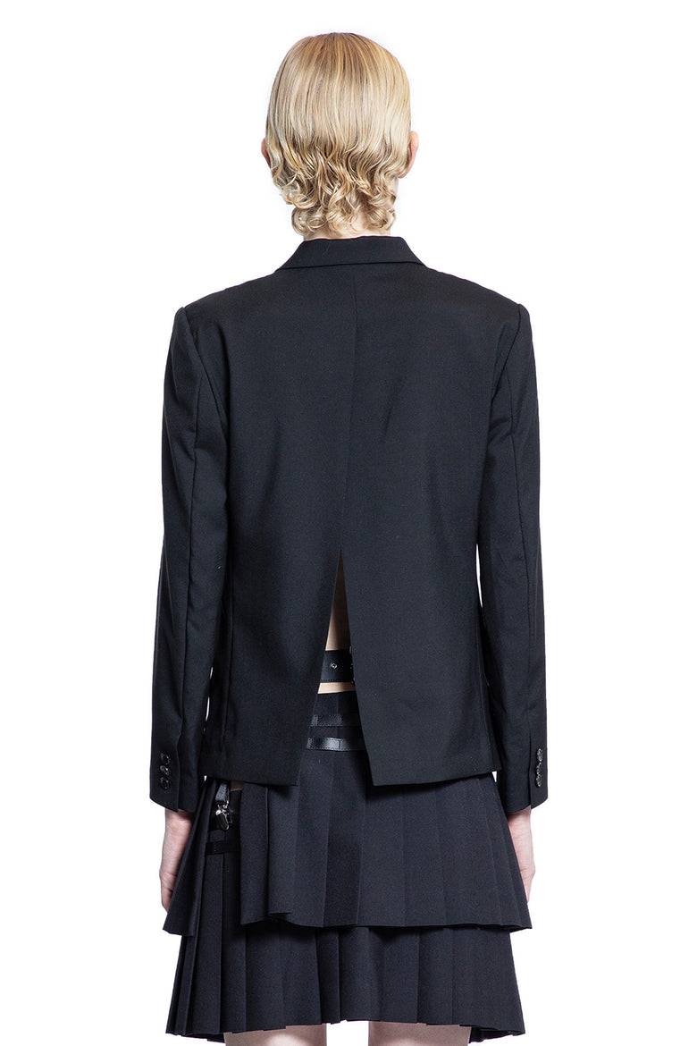 NOIR KEI NINOMIYA WOMAN BLACK BLAZERS