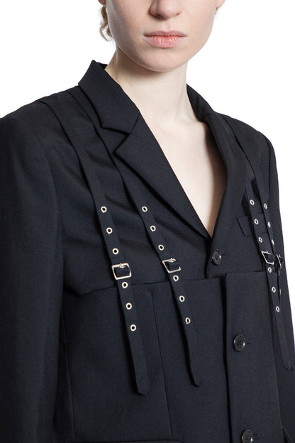 NOIR KEI NINOMIYA WOMAN BLACK BLAZERS