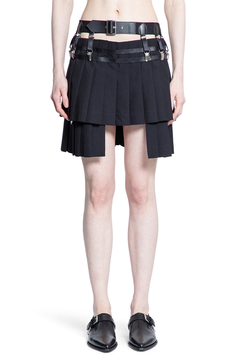 NOIR KEI NINOMIYA WOMAN BLACK SKIRTS