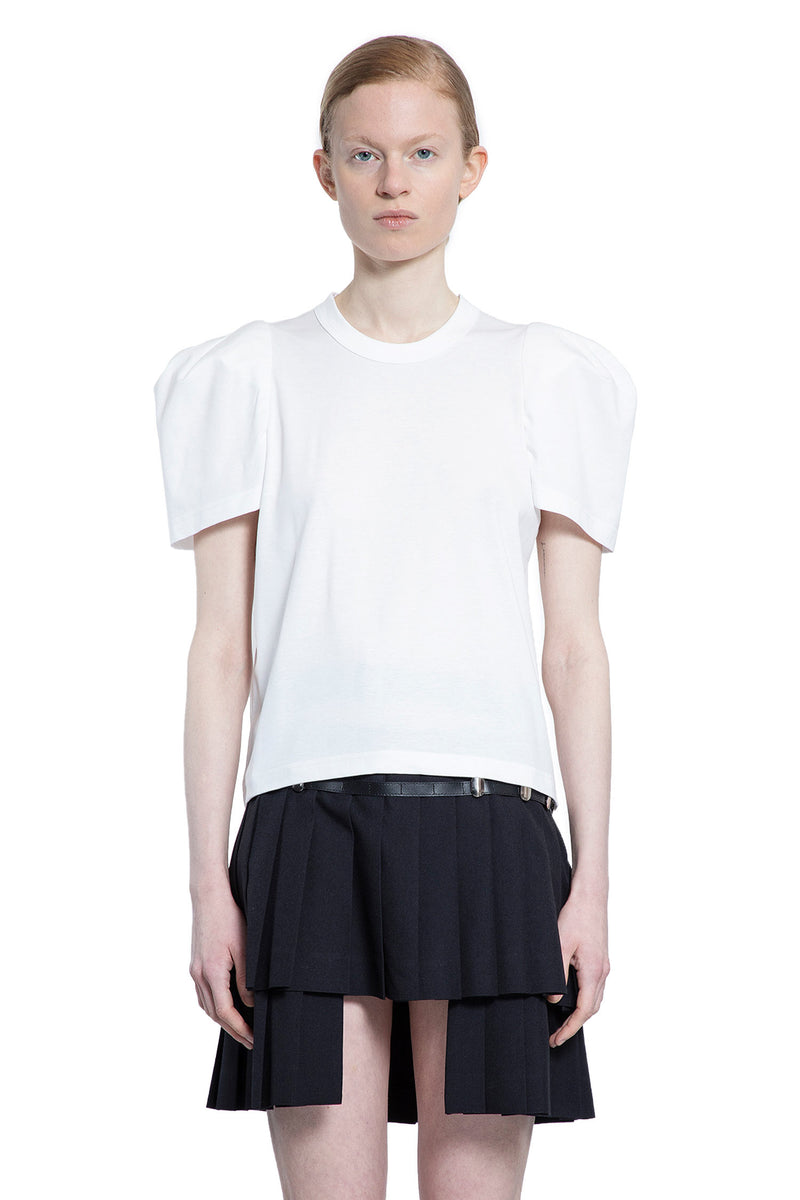 Puff Sleeve Cotton Jersey T-Shirt