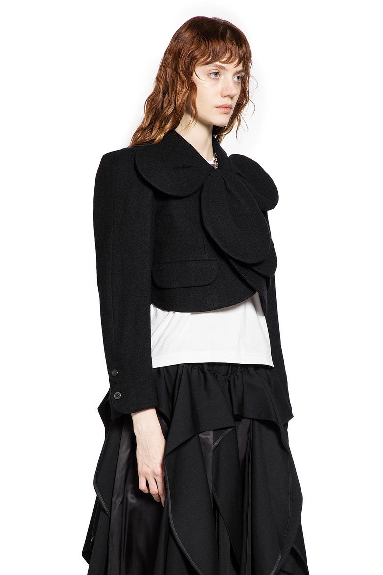 Cropped Petal Wool Jacket