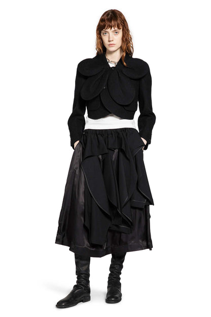 Cropped Petal Wool Jacket