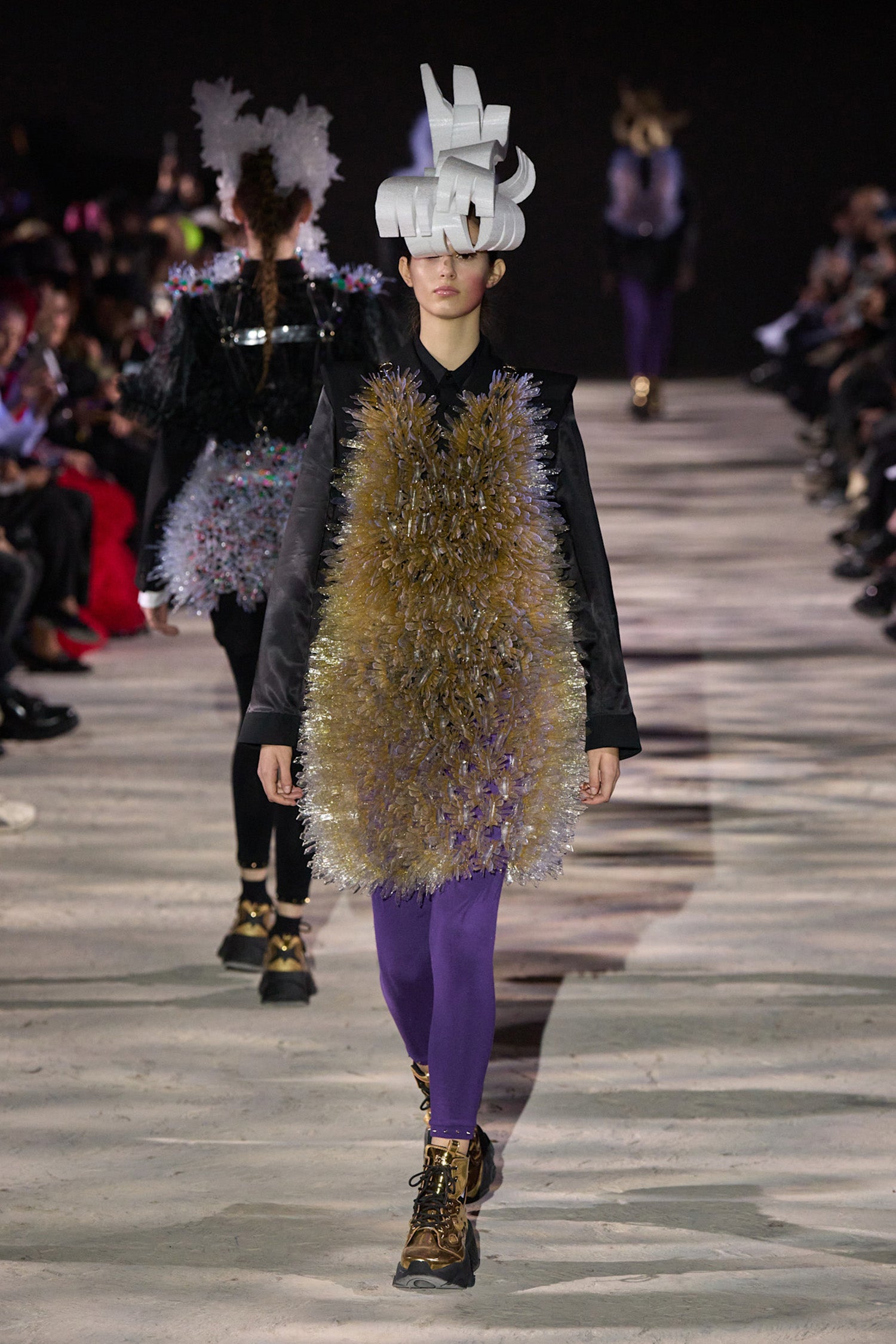 Cropped Petal Wool Jacket