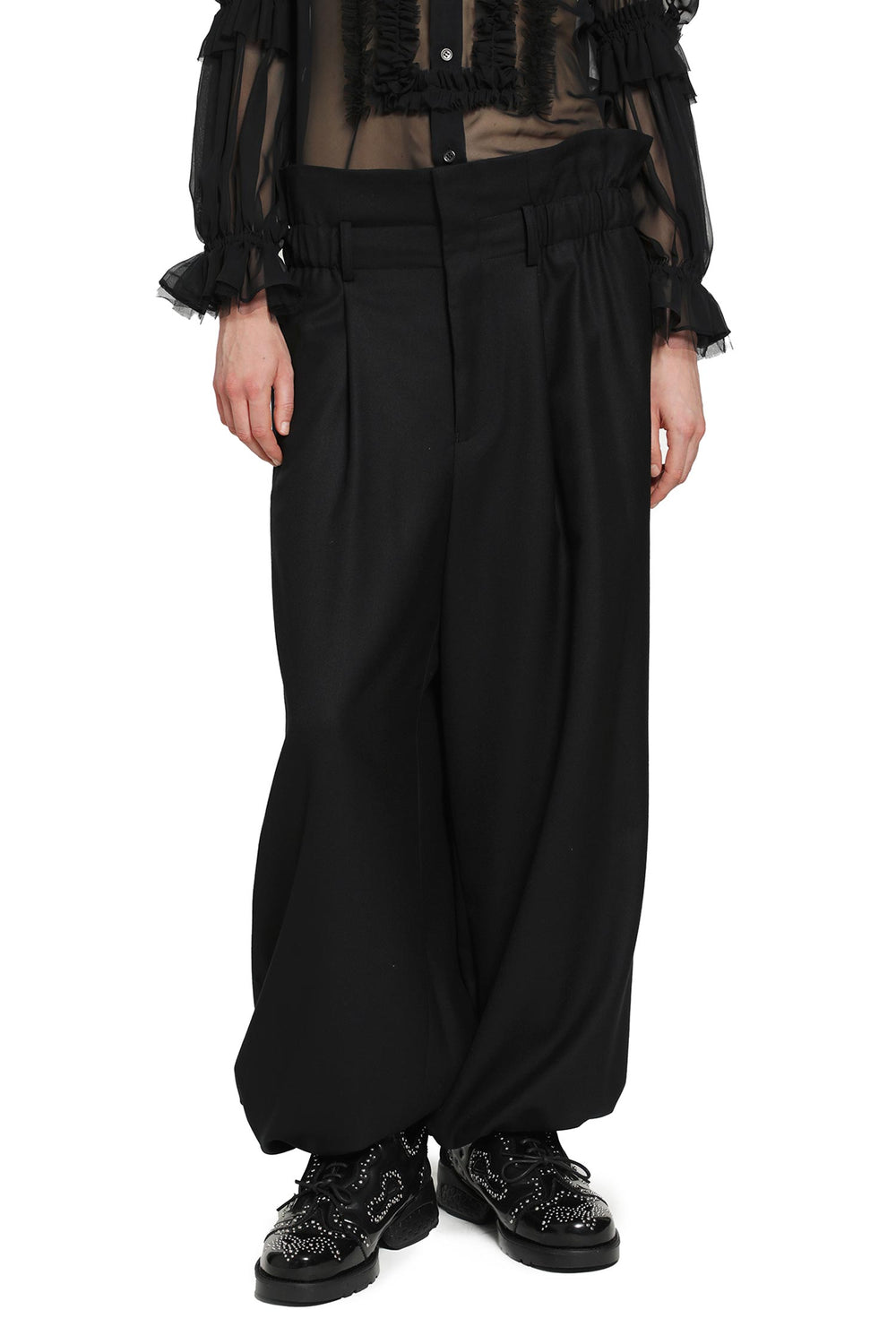 NOIR KEI NINOMIYA Balloon Pants in Wool woman