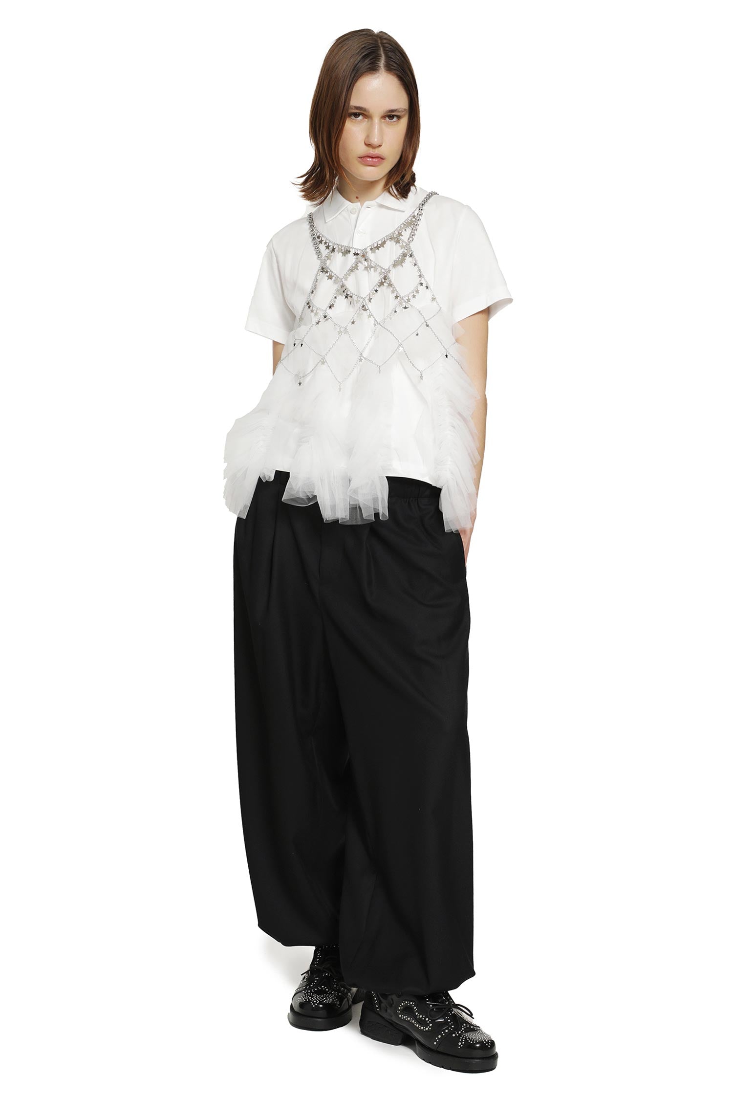 Link Chain Crop Top with Stars
