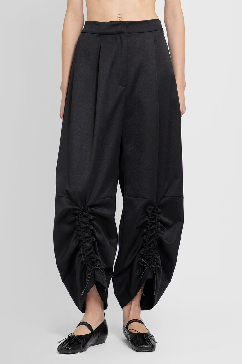 SIMONE ROCHA WOMAN BLACK TROUSERS