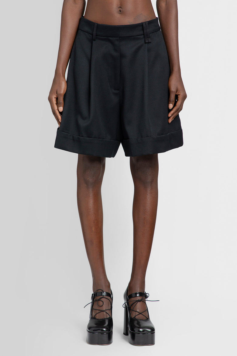 SIMONE ROCHA WOMAN BLACK SHORTS