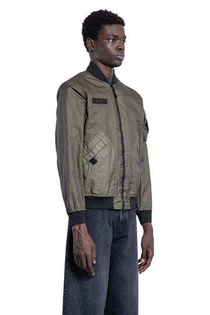 STONE ISLAND MAN GREEN JACKETS