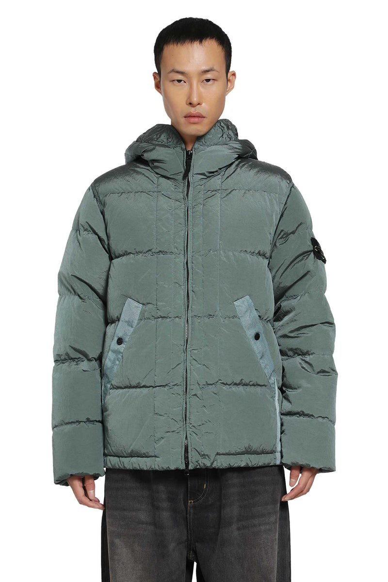 STONE ISLAND 4100019 Hooded Down Jacket man