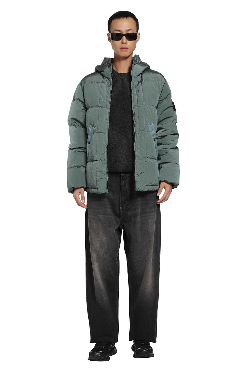 STONE ISLAND 4100019 Hooded Down Jacket man