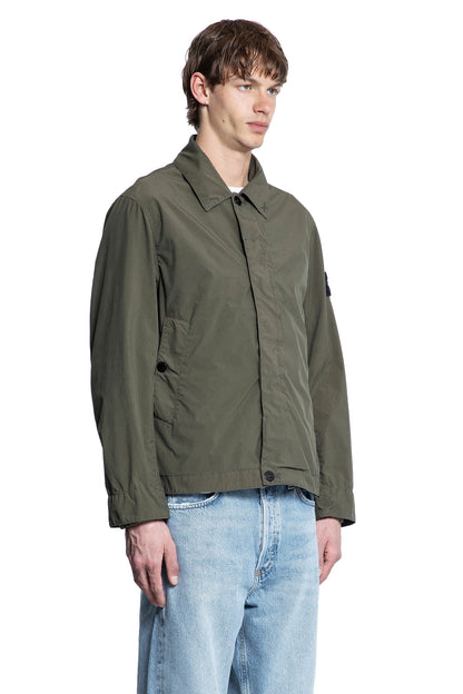 STONE ISLAND MAN GREEN JACKETS