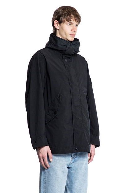 STONE ISLAND MAN BLACK COATS