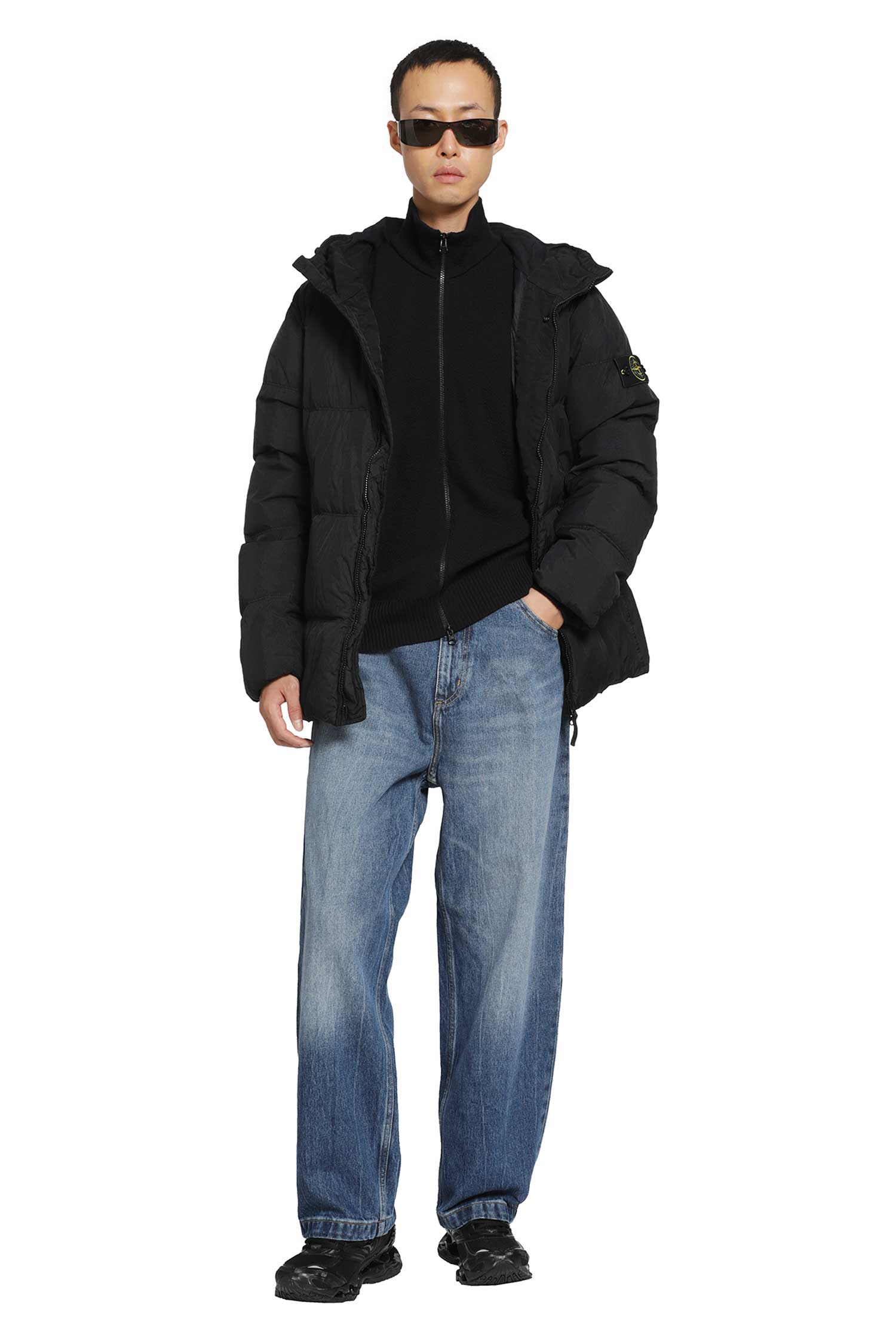STONE ISLAND 4100037 Crinkle Reps Down Jacket man