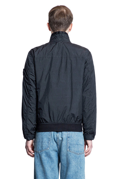 STONE ISLAND MAN BLACK JACKETS