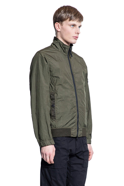 STONE ISLAND MAN GREEN JACKETS