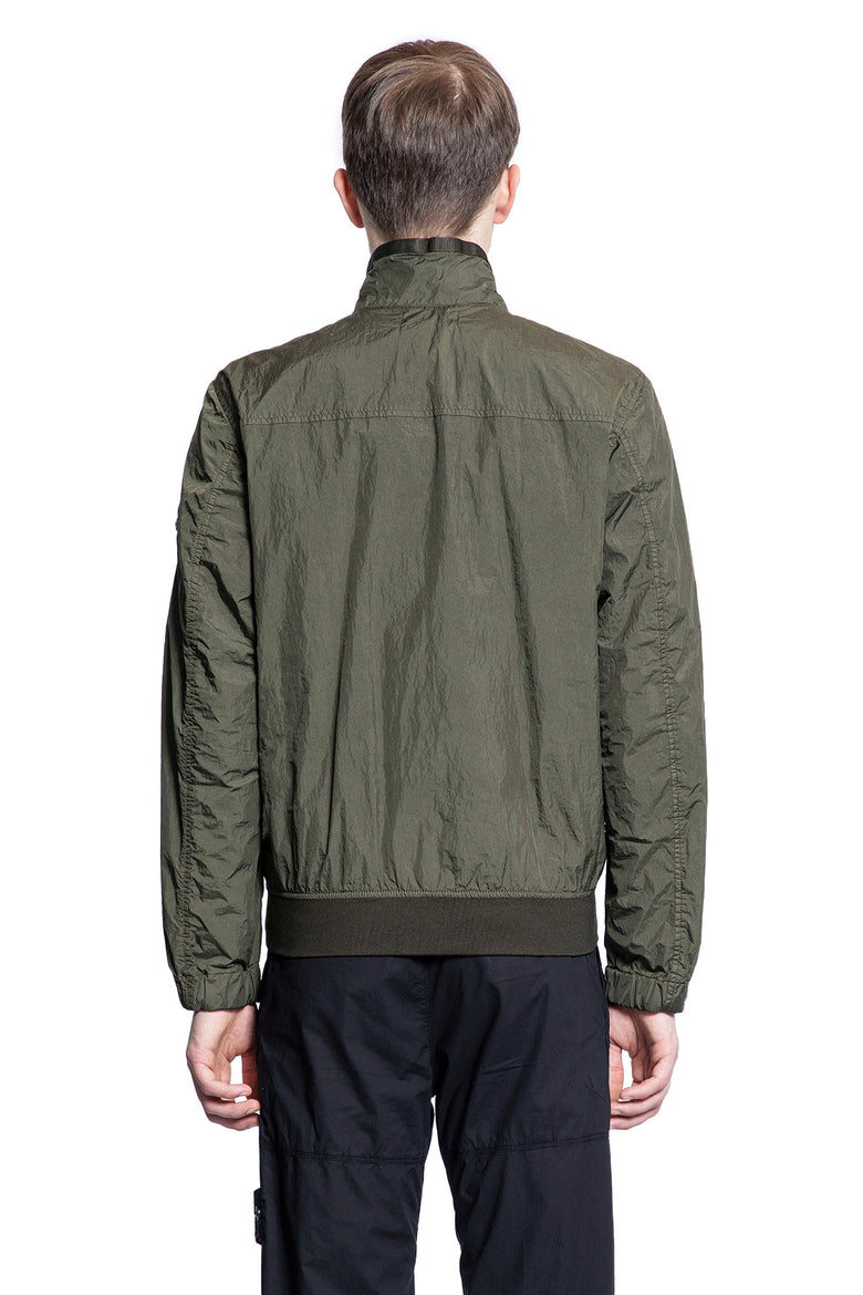 STONE ISLAND MAN GREEN JACKETS