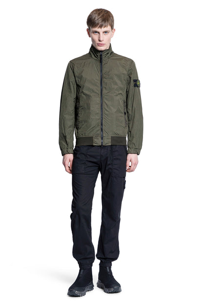 STONE ISLAND MAN GREEN JACKETS