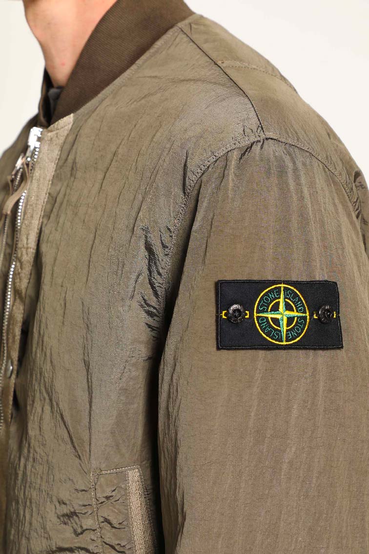 STONE ISLAND MAN GREEN JACKETS