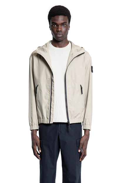 STONE ISLAND MAN BEIGE JACKETS