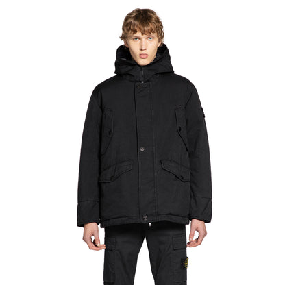 STONE ISLAND MAN BLACK COATS