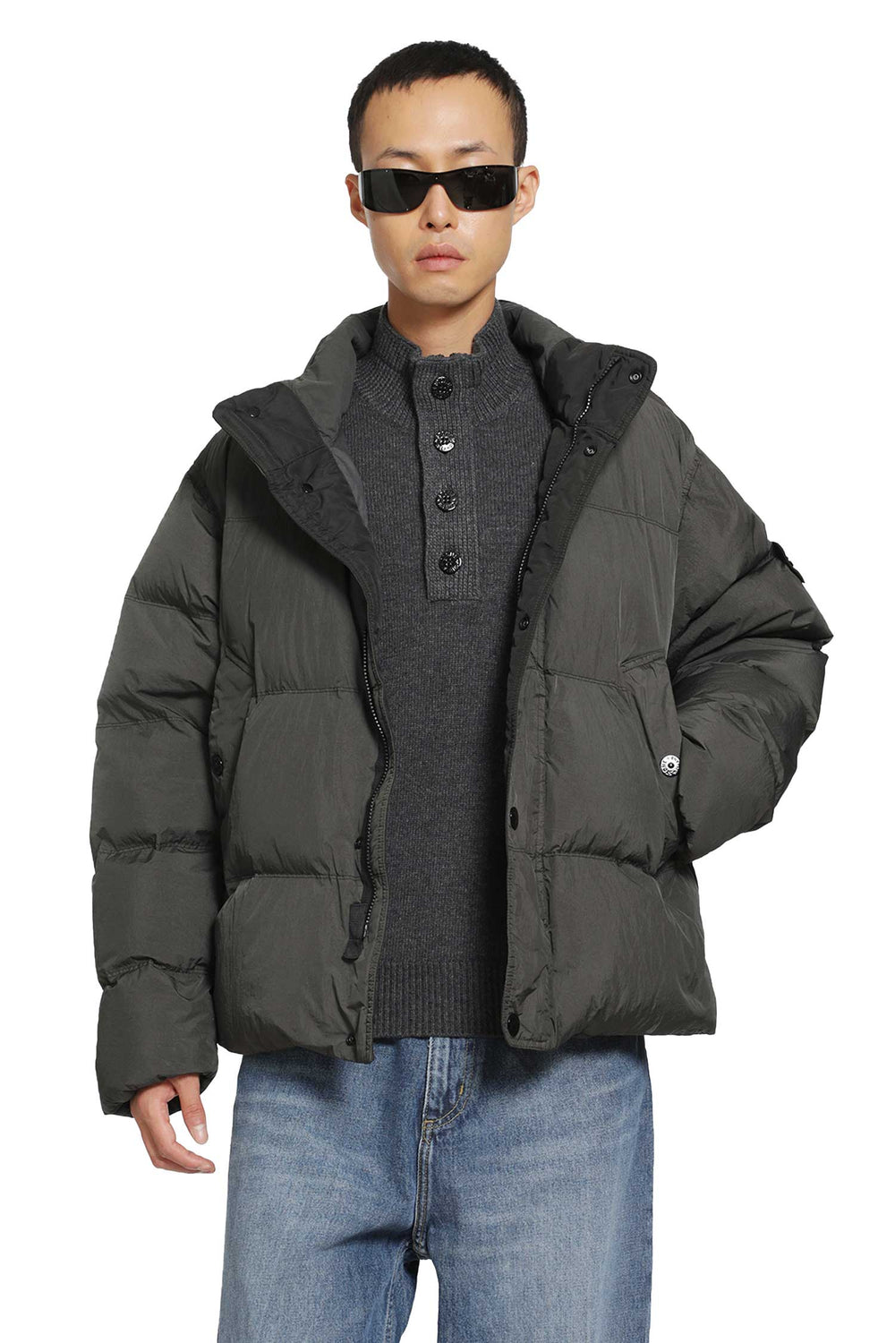 STONE ISLAND 4100109 Crinkle Reps NY Down Jacket man