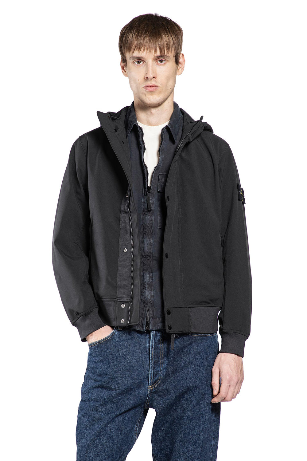STONE ISLAND 4100108 Light Soft Shell-R Jacket man