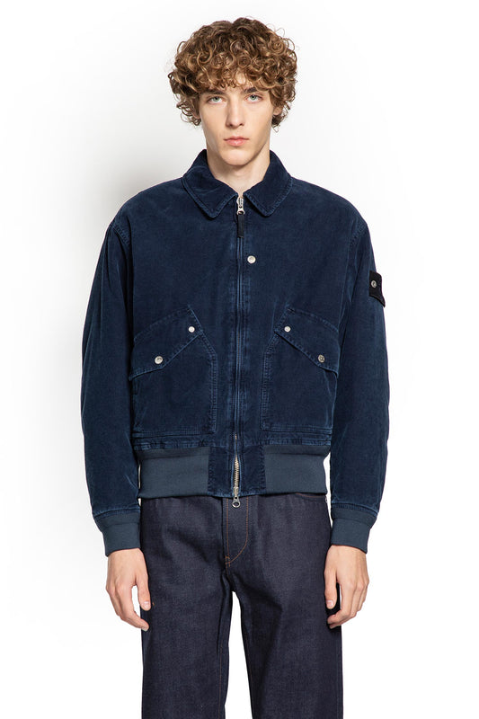STONE ISLAND MAN BLUE JACKETS