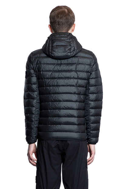 STONE ISLAND MAN BLACK JACKETS