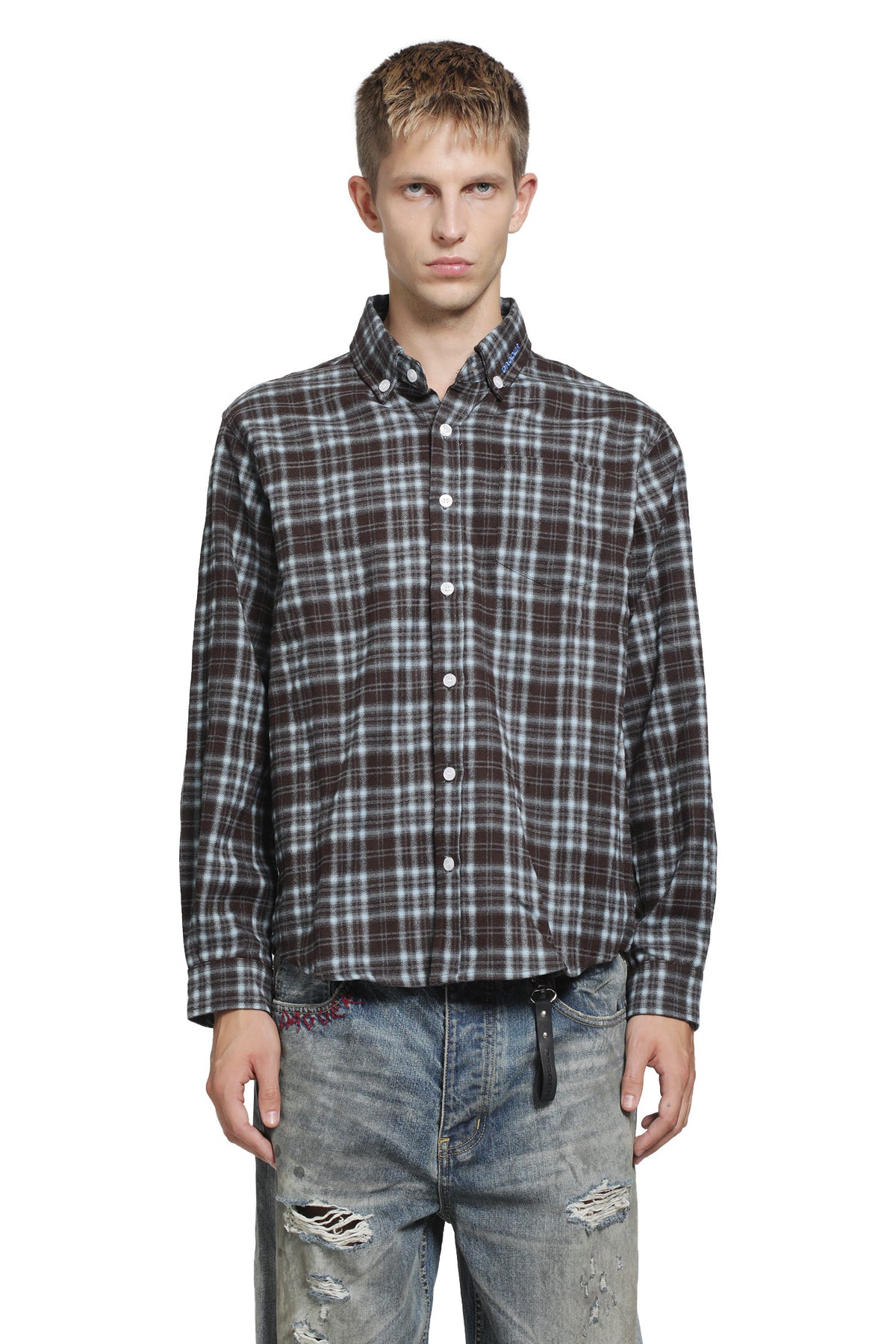 DAGGER Micro Check Flannel Shirt man
